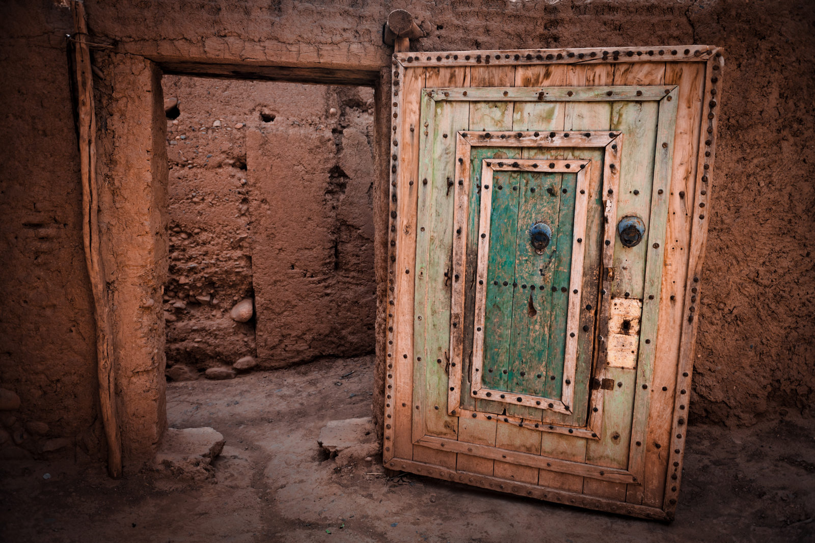 Deur bij souk Aït-Ben-Haddou 